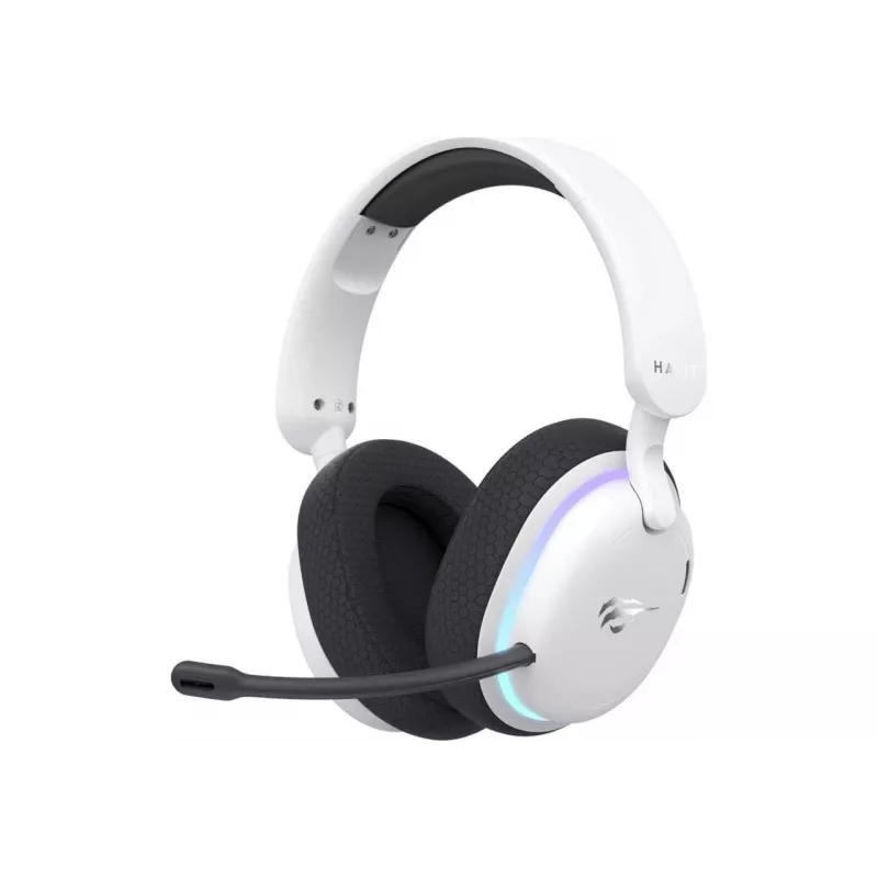 Havit Fuxi-H7 headset gaming, branco-preto