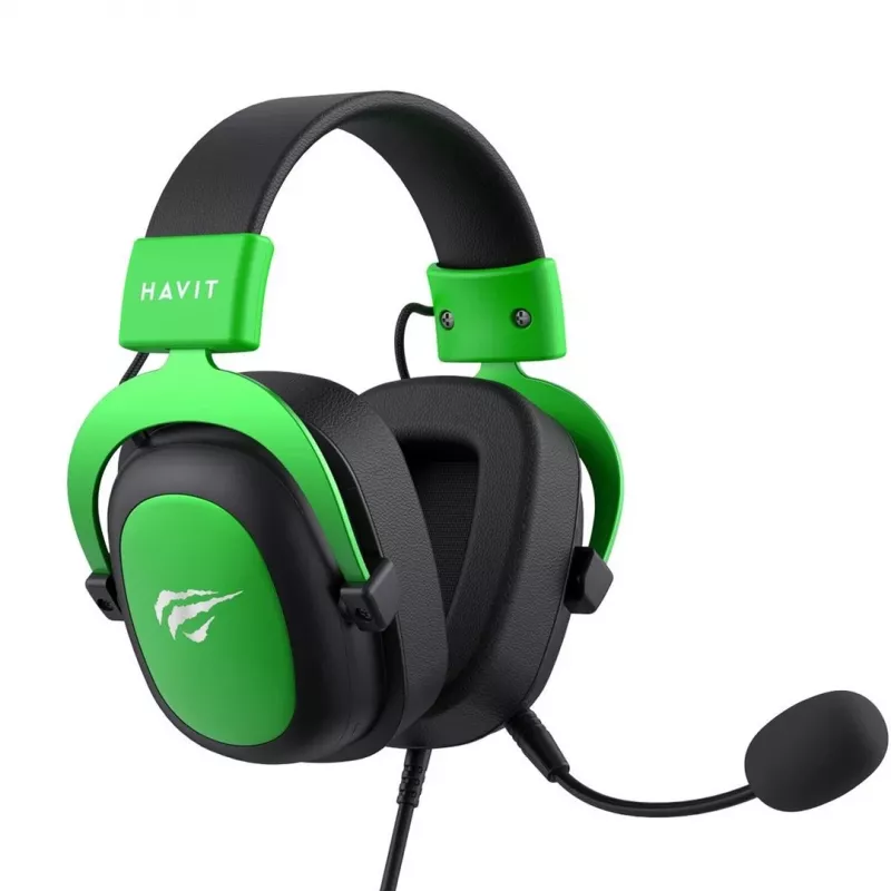Havit H2002d Auscultadores gaming com microfone, preto/verde