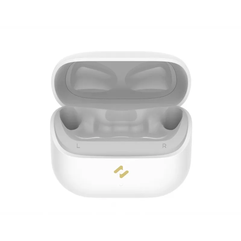HAVIT TW982 Auscultadores True Wireless Stereo com Bluetooth 5.3, controlo tátil, proteção à água IPX4 e estojo de carregamento – branco