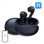 Auscultadores True Wireless HAYLOU X1 2023 com ENC, Bluetooth 5.3, drivers de 12mm, IPX4, azul-escuro