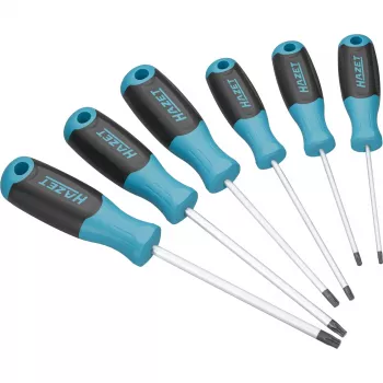 HAZET 811T/6 Conjunto de chaves de fendas de oficina 6 peças TORX interior (TX10-TX30)