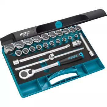 Conjunto de chaves de caixa HAZET 900Z - encaixe 1/2