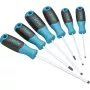 Conjunto de chaves de fendas HAZET 811/6, 6 peças, azul/preto, antiderrapante