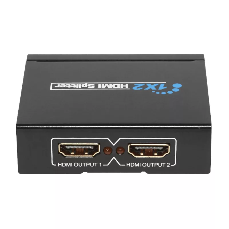 Splitter HDMI 1.4 HDCVT 1x2 com suporte HDCP 1.4 e EDID
