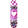 Heart Supply Insignia Check skateboard completo 7.75 rosa