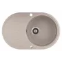 Lava-loiça Helika Clarus SR101-110AW Arctic White compósito de granito