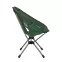 Cadeira de campismo dobrável Helinox Chair One (re) - verde-floresta, poliéster 600D reciclado, estrutura de alumínio DAC, capacidade de carga 145 kg
