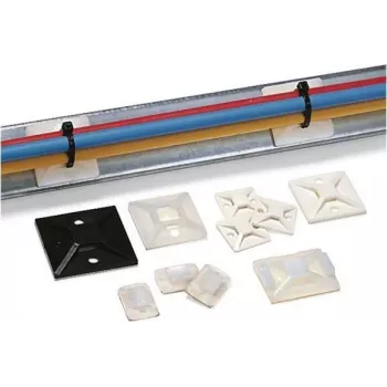 HellermannTyton MB4A Base de Fixação para Abraçadeiras 28x28mm PA66 Natural