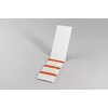 HellermannTyton etiquetas autolaminadas HELASIGN para marcação de cabos, vermelho/transparente, 19 x 38 mm, 60 etiquetas (10 folhas de 6 cada), PVC 598-31402