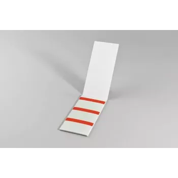HellermannTyton etiquetas autolaminadas HELASIGN para marcação de cabos, vermelho/transparente, 19 x 38 mm, 60 etiquetas (10 folhas de 6 cada), PVC 598-31402