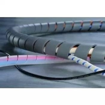 HellermannTyton Helawrap HWPP manga de proteção de cabos, 10mm, 25m, preto, polipropileno, -60°C a +80°C 161-41101