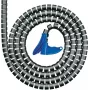 Tubo espiral HellermannTyton HWPP30 para gestão de cabos, polipropileno preto, feixe máx. 30 mm, isento de halogéneos, UL94 HB, -60 a 110 °C 161-64501