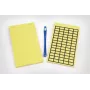 Etiquetas de vinil autocolantes removíveis HellermannTyton TAG121B-270-YE, 27x12mm, amarelas, pack de 600