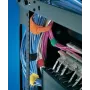 HellermannTyton TEXTIE-5M-PA/PP-BK rolo de abraçadeiras de velcro para cabos, 5 m x 12,5 mm, preto, reutilizável 130-00020