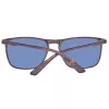Óculos de sol Helly Hansen HH5004-C01-57 homem retangulares, armação preta, lentes cinzentas, 57/18/140 mm