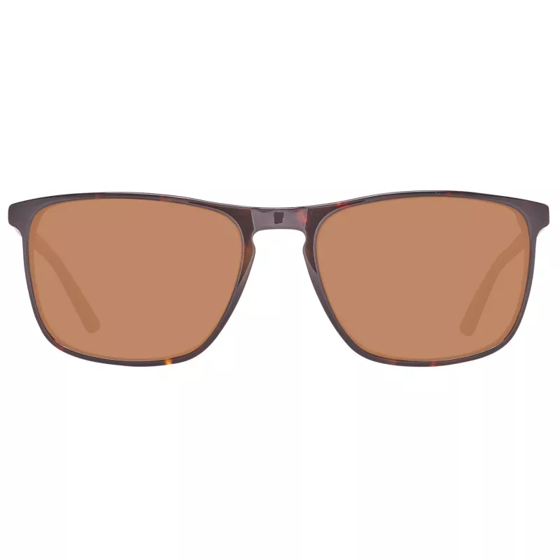 Óculos de sol Helly Hansen HH5004-C01-57 homem retangulares, armação preta, lentes cinzentas, 57/18/140 mm