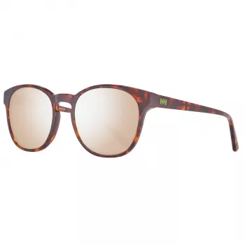 Óculos de sol HELLY HANSEN HH5005-C02-51 unissexo retangulares polarizados - armação preta, lentes fumadas 51/20/140 mm