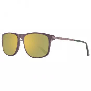Óculos de sol de homem HELLY HANSEN HH5016-C02-56, armação preta, lentes cinzentas, 56/18/140 mm