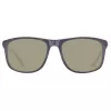 Óculos de sol polarizados de homem Helly Hansen HH5016-C03-56, armação preta, lentes cinzento fumo, 56/18/140 mm