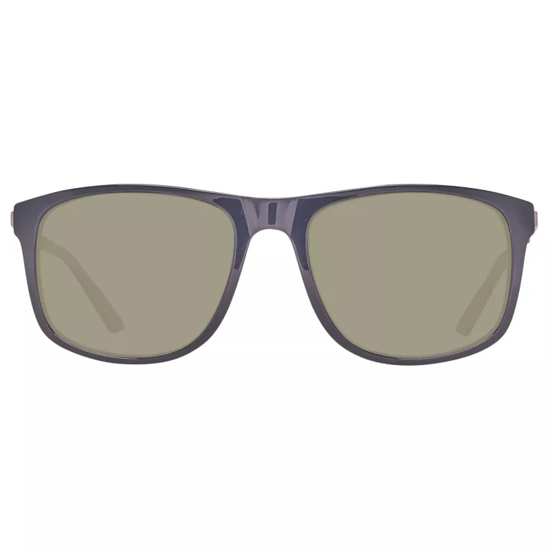 Óculos de sol polarizados de homem Helly Hansen HH5016-C03-56, armação preta, lentes cinzento fumo, 56/18/140 mm