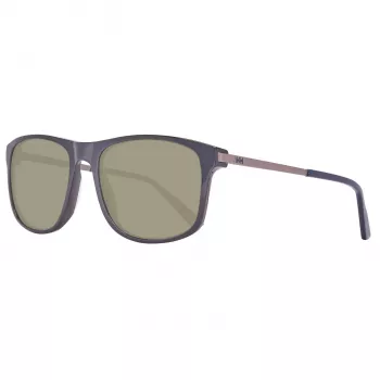 Óculos de sol polarizados de homem Helly Hansen HH5016-C03-56, armação preta, lentes cinzento fumo, 56/18/140 mm