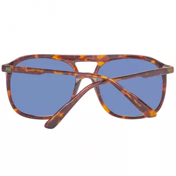Óculos de sol retangulares desportivos de homem HELLY HANSEN HH5019-C02-55, preto mate, lentes cinzento fumo, 55/17/140 mm