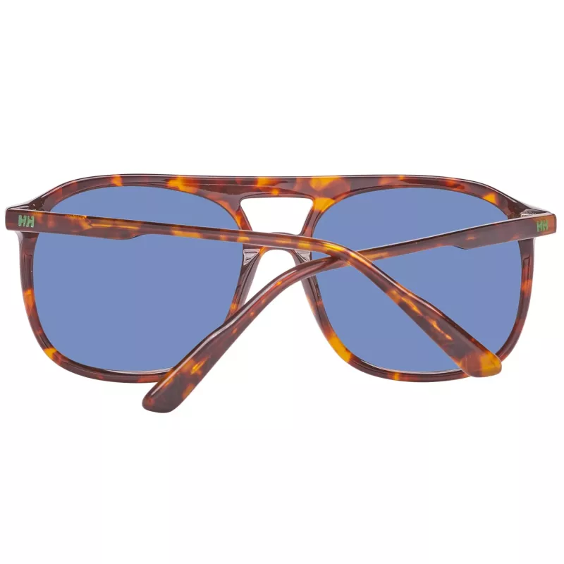 Óculos de sol retangulares desportivos de homem HELLY HANSEN HH5019-C02-55, preto mate, lentes cinzento fumo, 55/17/140 mm