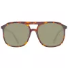 Óculos de sol retangulares desportivos de homem HELLY HANSEN HH5019-C02-55, preto mate, lentes cinzento fumo, 55/17/140 mm