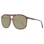 Óculos de sol retangulares desportivos de homem HELLY HANSEN HH5019-C02-55, preto mate, lentes cinzento fumo, 55/17/140 mm