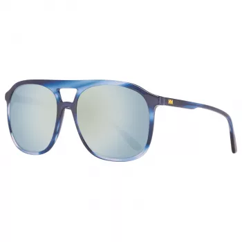 HELLY HANSEN HH5019-C03-55 Óculos de sol desportivos polarizados para homem - Armação preta, Lentes cinzentas, 55/17/140 mm