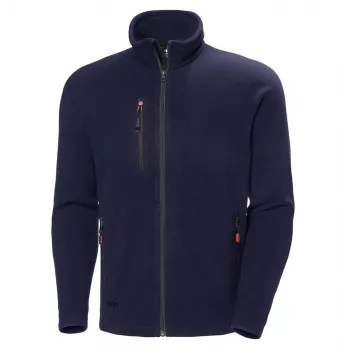 Casaco de polar Helly Hansen Oxford Navy homem - 100% poliéster, 300 g/m², fecho de correr integral, tamanho L