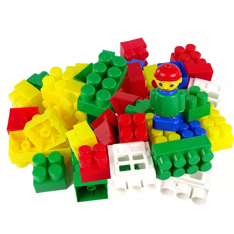 HEMAR Blocos de construção coloridos K3 médios