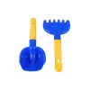 HEMAR Conjunto de ancinho de areia, espátula, bicolor, 2 unid. misto