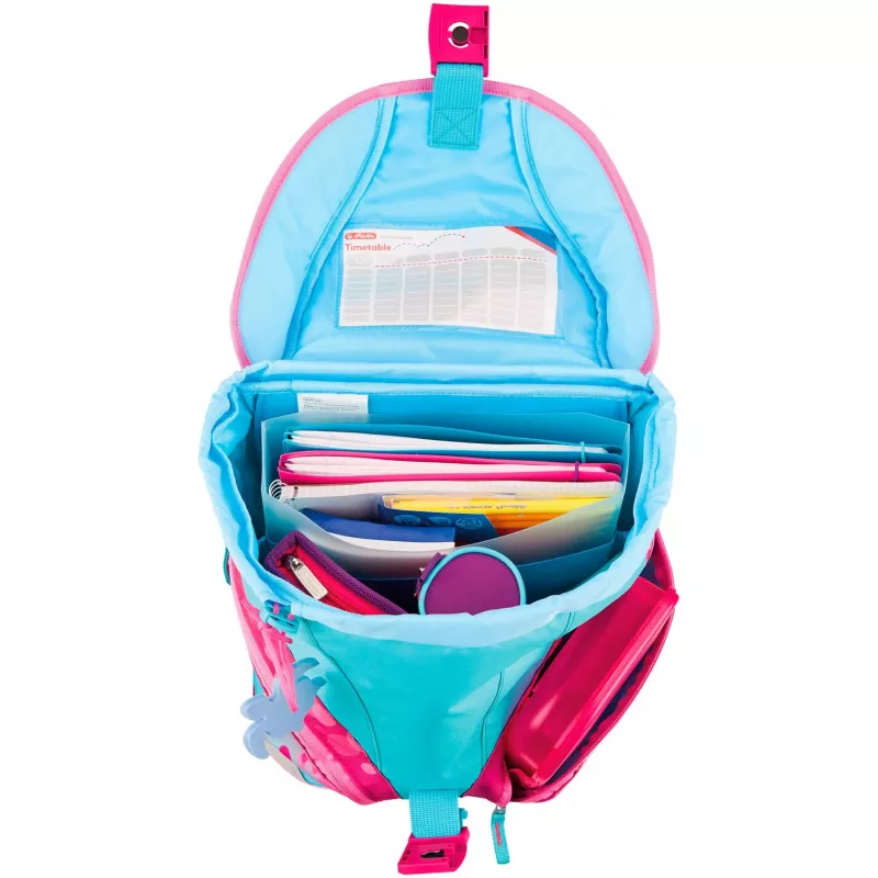 Conjunto de mochila escolar ergonómica 4 peças HERLITZ 42021291 Space/Astronaut 16L poliéster certificado TÜV