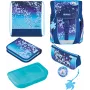 Herlitz FiloActive Plus Blue Ice conjunto de mochila escolar de 5 peças