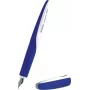 Herlitz caneta de tinta permanente com sistema de cartuchos azul/branco pena média 50003211