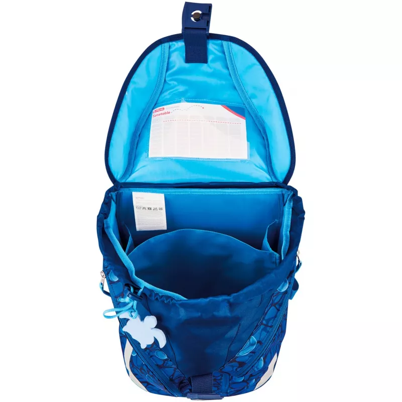 Mochila escolar Herlitz Primary School SoftLight Plus GREENline Deep Sea