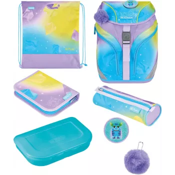 Mochila escolar Herlitz SoftLight GREENline Little Monster