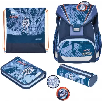 Mochila escolar Herlitz UltraLight Plus TechMech