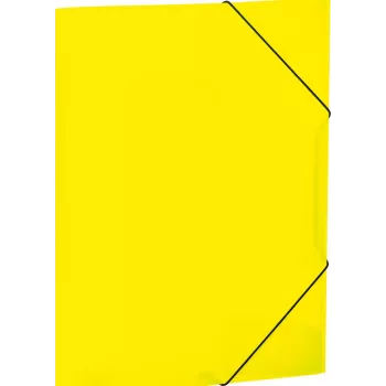 HERMA 19655 dossier A4 polipropileno amarelo formato vertical 80 mm lombada