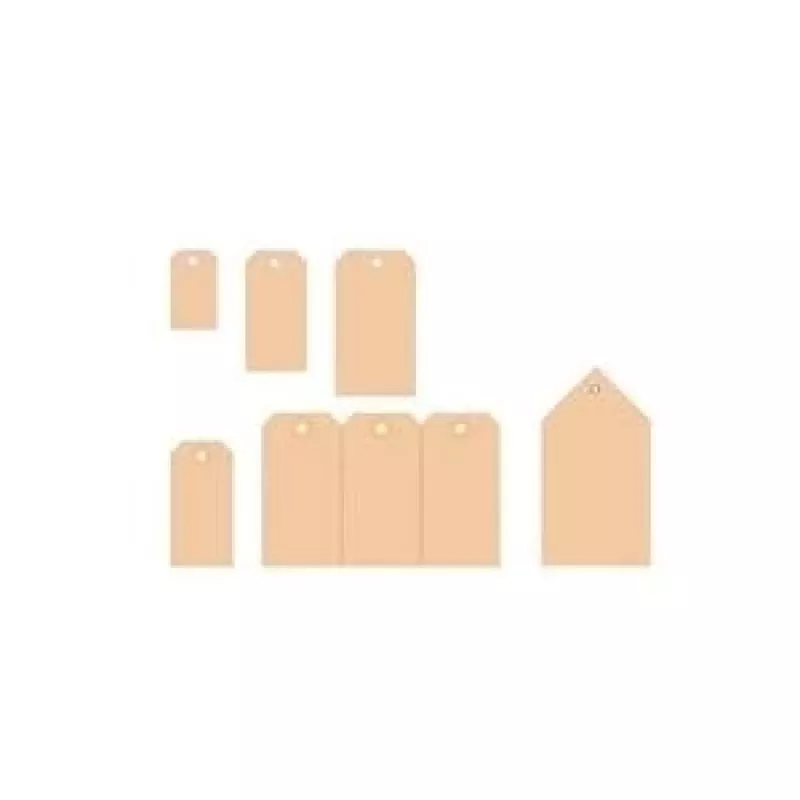 Etiquetas de cartão HERMA 6045 lisas castanhas 48 x 95 mm pack de 1000