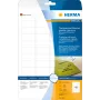HERMA 8016 Etiquetas de poliéster cristalinas brilhantes A4 45,7 x 21,2 mm 1200 etiquetas