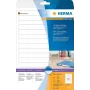 HERMA Special Permanent Etiquetas de arquivo autoadesivas mate opacas, papel, Branco, 192 x 16,9 mm, 400 etiquetas (25 folhas x 16) (5118)