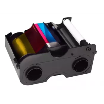 HID Fargo Cassete de Fita YMCKO com Rolo de Limpeza