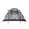 Tenda de cúpula High Peak Beaver 3 camuflagem - 3 pessoas, impermeável 2000mm, varas de fibra de vidro