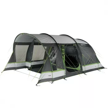 Tenda de túnel High Peak Garda 4.0 para 4 pessoas verde cinzento cinzento claro