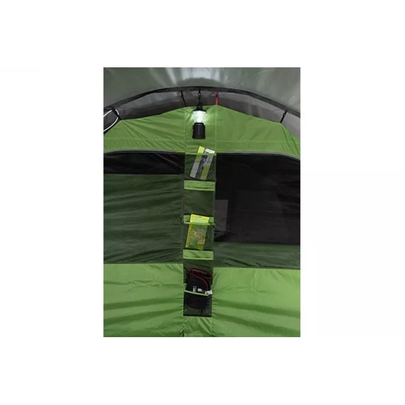 Tenda de túnel High Peak Garda 4.0 para 4 pessoas verde cinzento cinzento claro