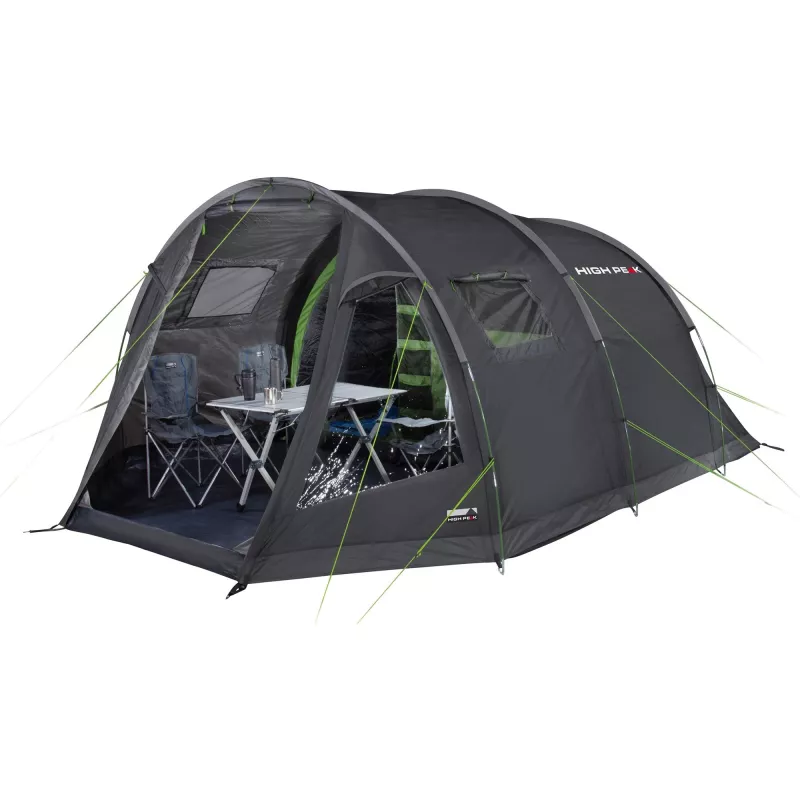 Tenda de túnel High Peak Torri 5.0 cinzento-escuro/verde
