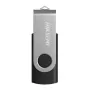 Pen drive HIKSEMI Rotary Series 32GB USB 3.0, rotação 360°, liga de zinco, prateado/preto