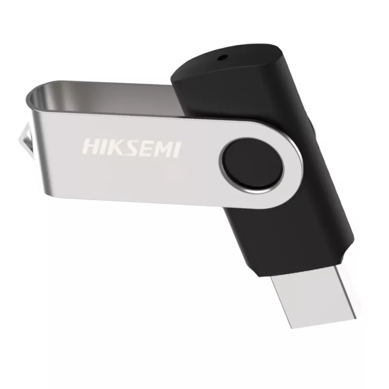 HIKSEMI Pen drive Rotary Series 64GB USB 3.0 - Prateada